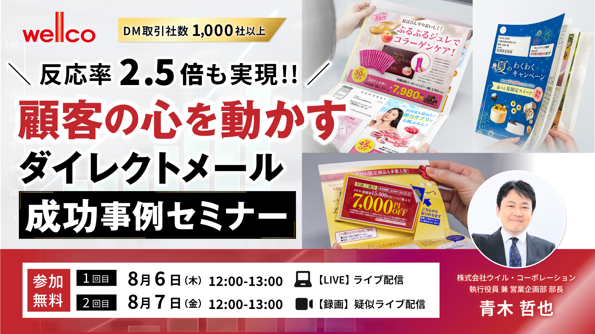 顧客の心を動かすダイレクトメール成功事例セミナー