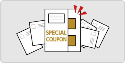 特徴①：オファーをはみ出し配置